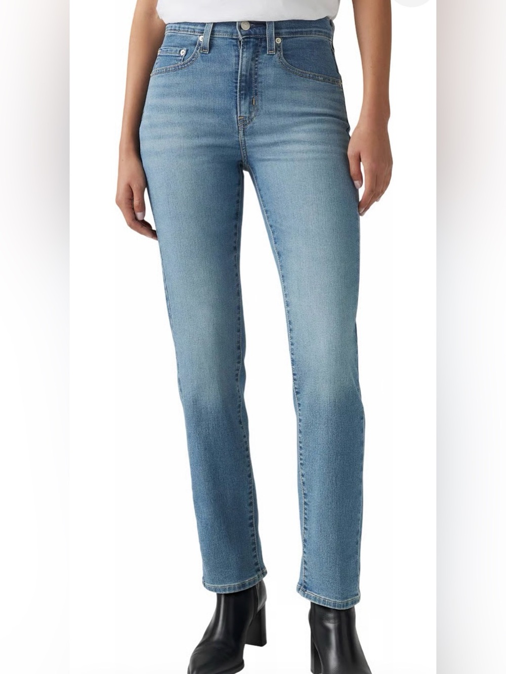Levi's Light Blue Skinny High-Rise Jeans